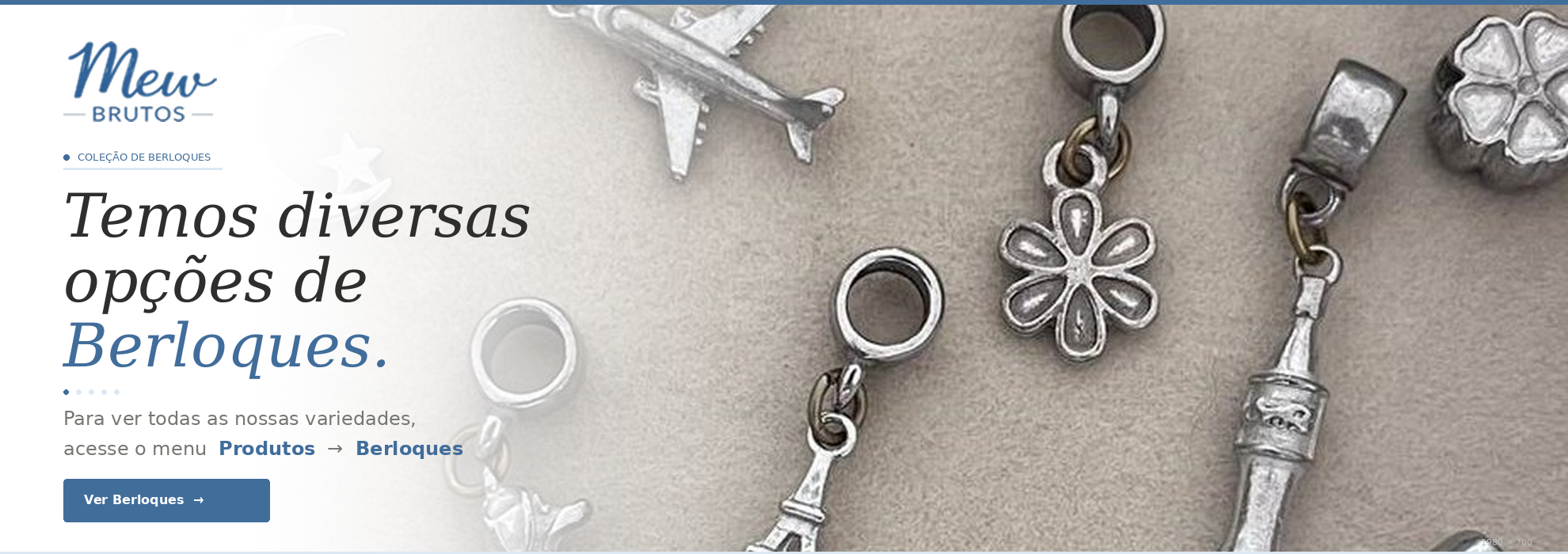 Berloques Mew Brutos